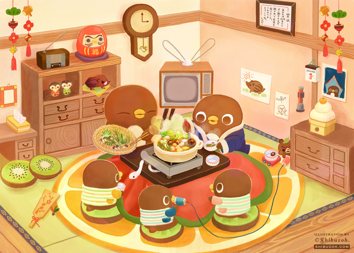 This is a pixiv picture whose title is 新年おめでとうございます.