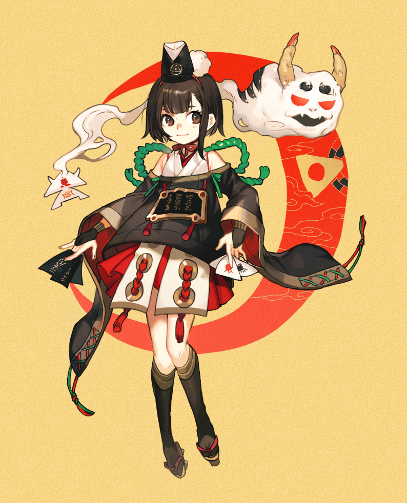 This is a pixiv picture whose title is 和食×術者.