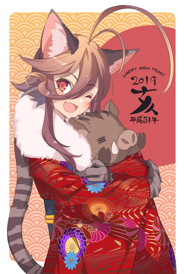 This is a pixiv picture whose title is あけましておめでとうございます！.