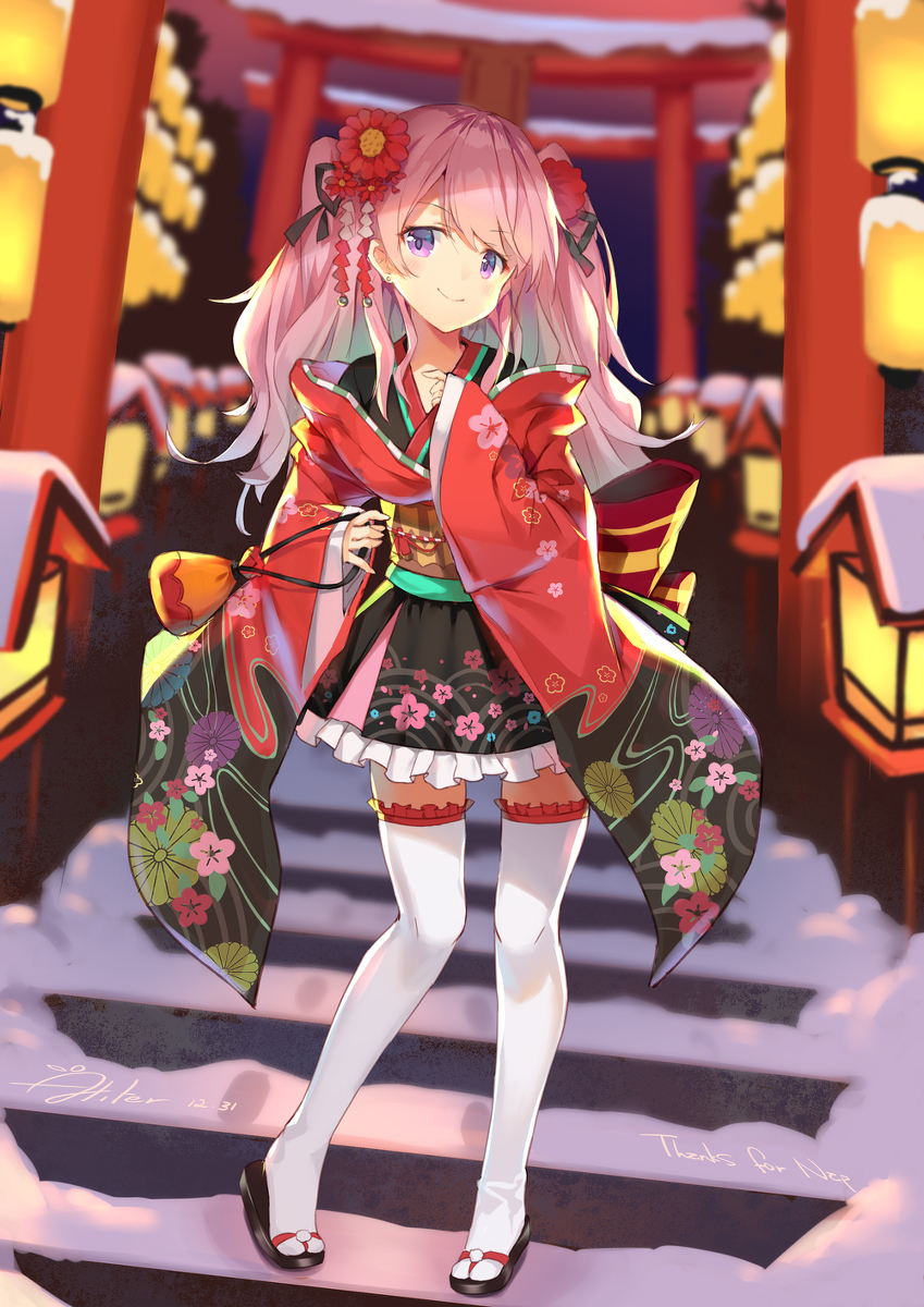 This is a pixiv picture whose title is 謹賀新年.