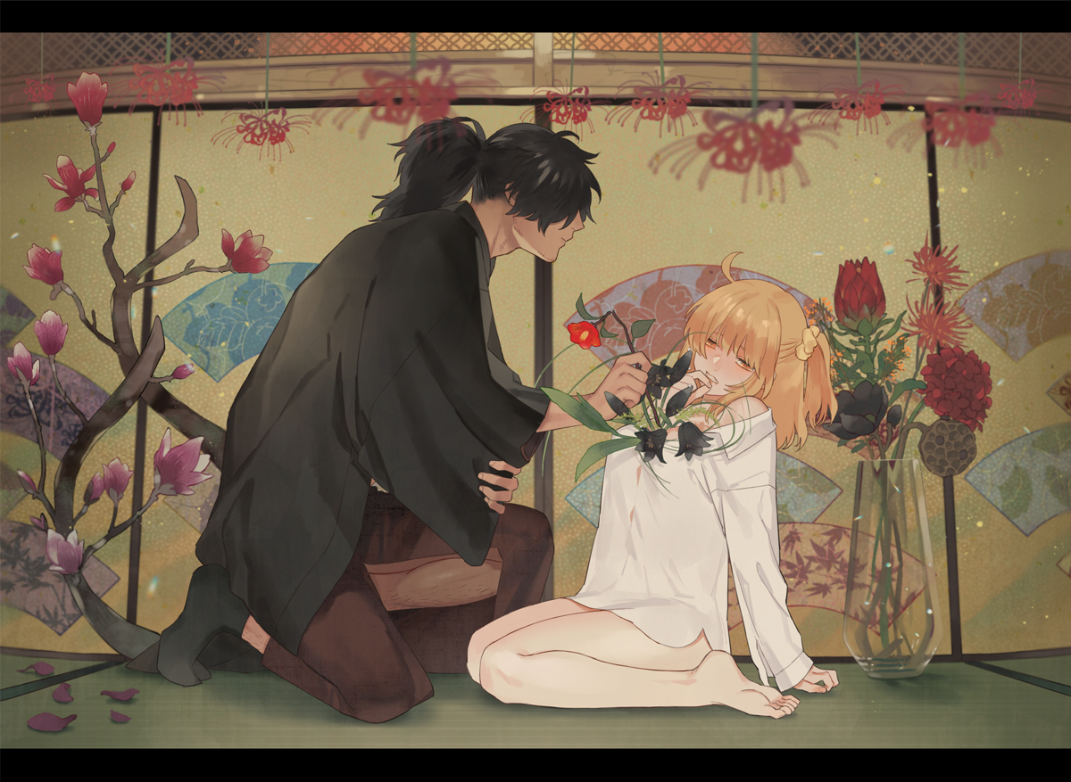 This is a pixiv picture whose title is 無題.