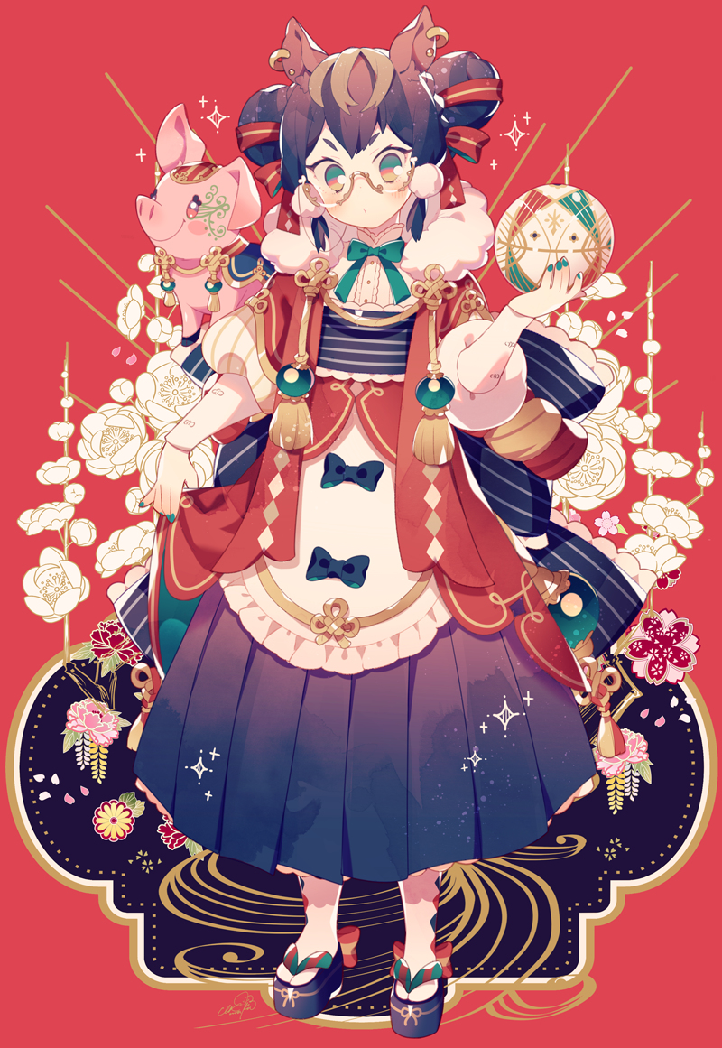 This is a pixiv picture whose title is 二〇一九.