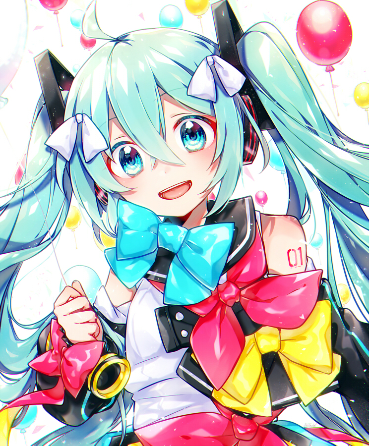 This is a pixiv picture whose title is マジカルミライ.