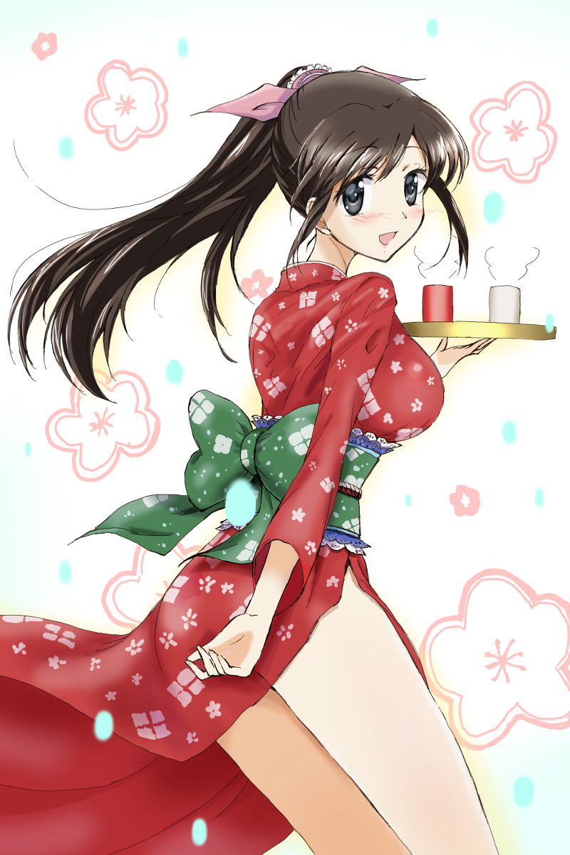 This is a pixiv picture whose title is 峠の茶屋の子(正月仕様).