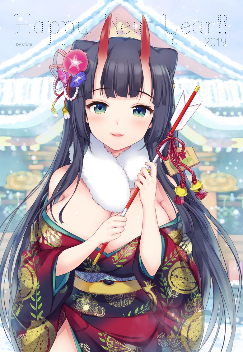 This is a pixiv picture whose title is ２０１９！.