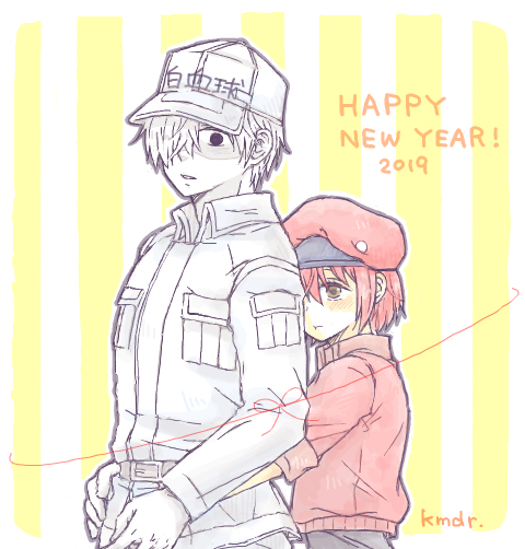 This is a pixiv picture whose title is あまえたい赤白さん.