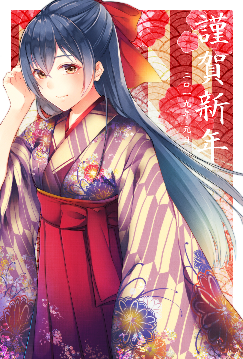 This is a pixiv picture whose title is 謹賀新年.