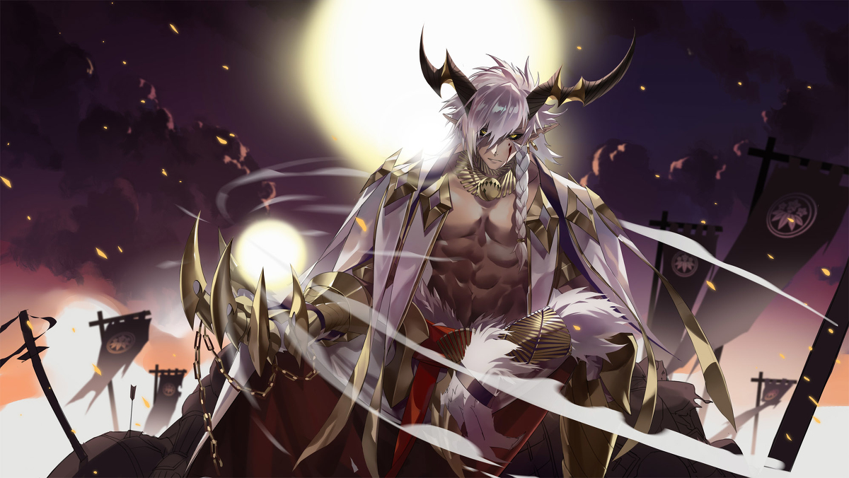 This is a pixiv picture whose title is 白猊罗生.
