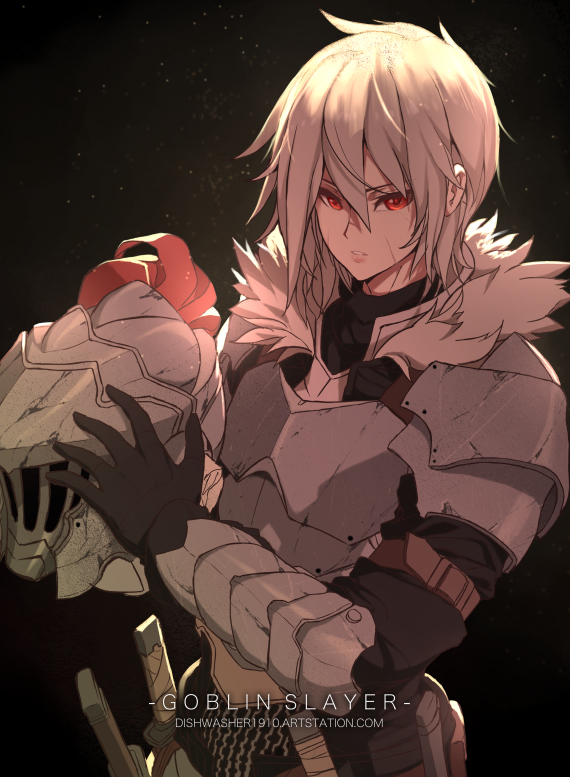 This is a pixiv picture whose title is Goblin Slayer.