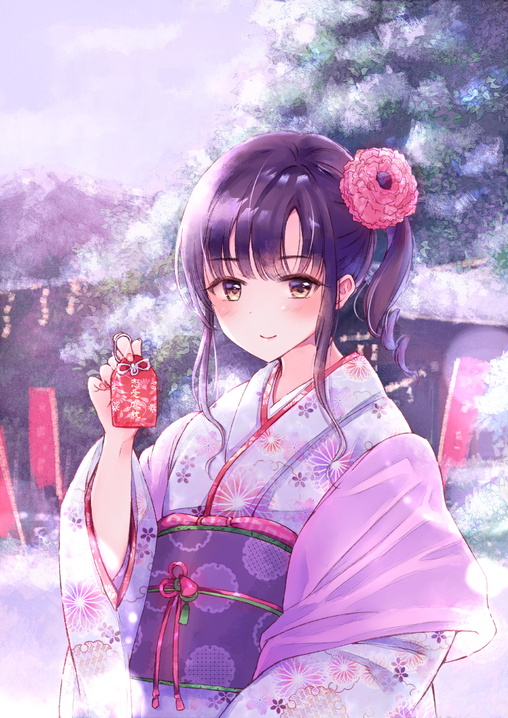 This is a pixiv picture whose title is 謹賀新年.