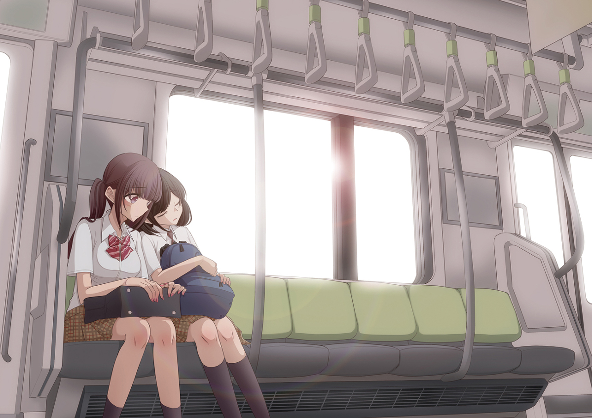 This is a pixiv picture whose title is (百合)ふたりきりの世界.