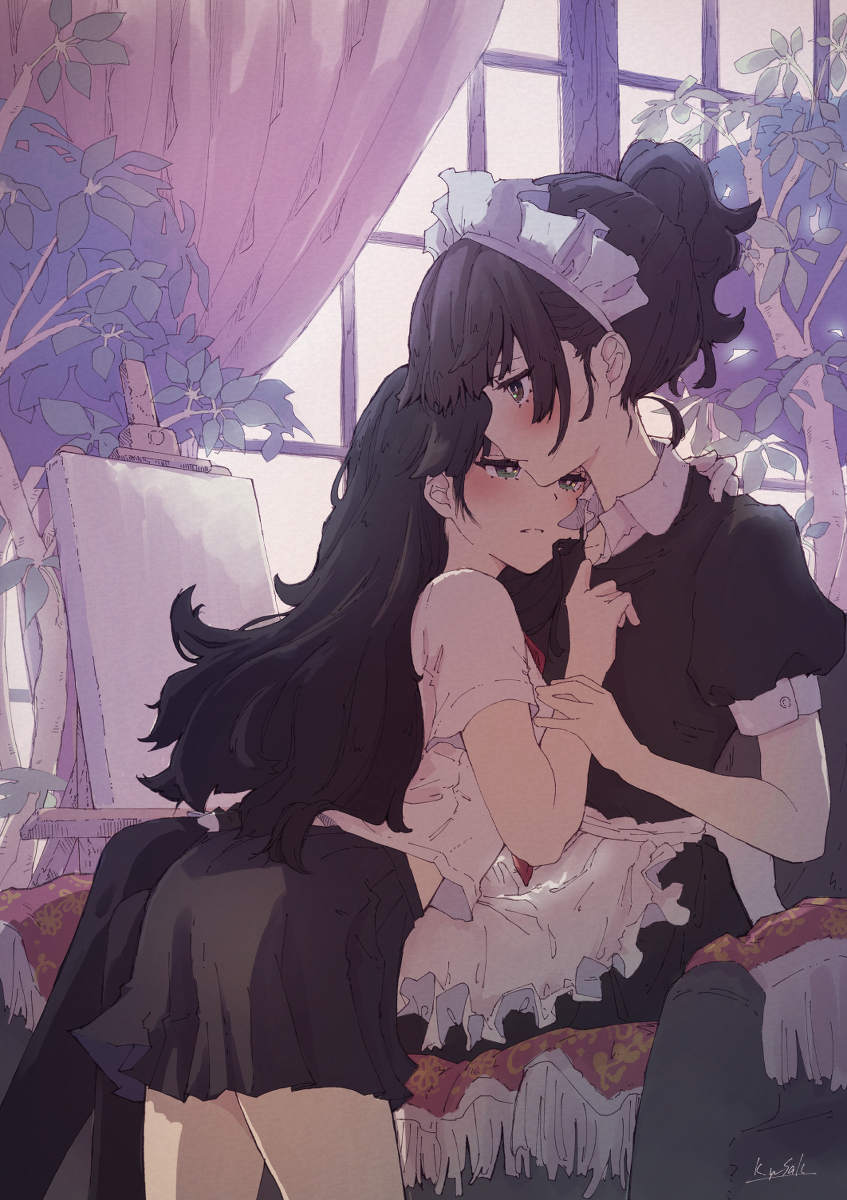 This is a pixiv picture whose title is 脱ぎませんてば.