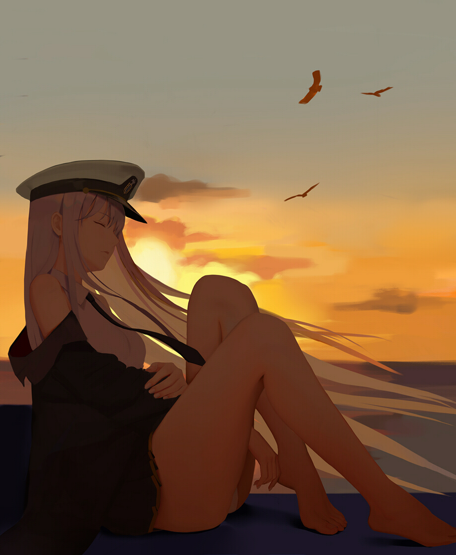 This is a pixiv picture whose title is al tramonto.