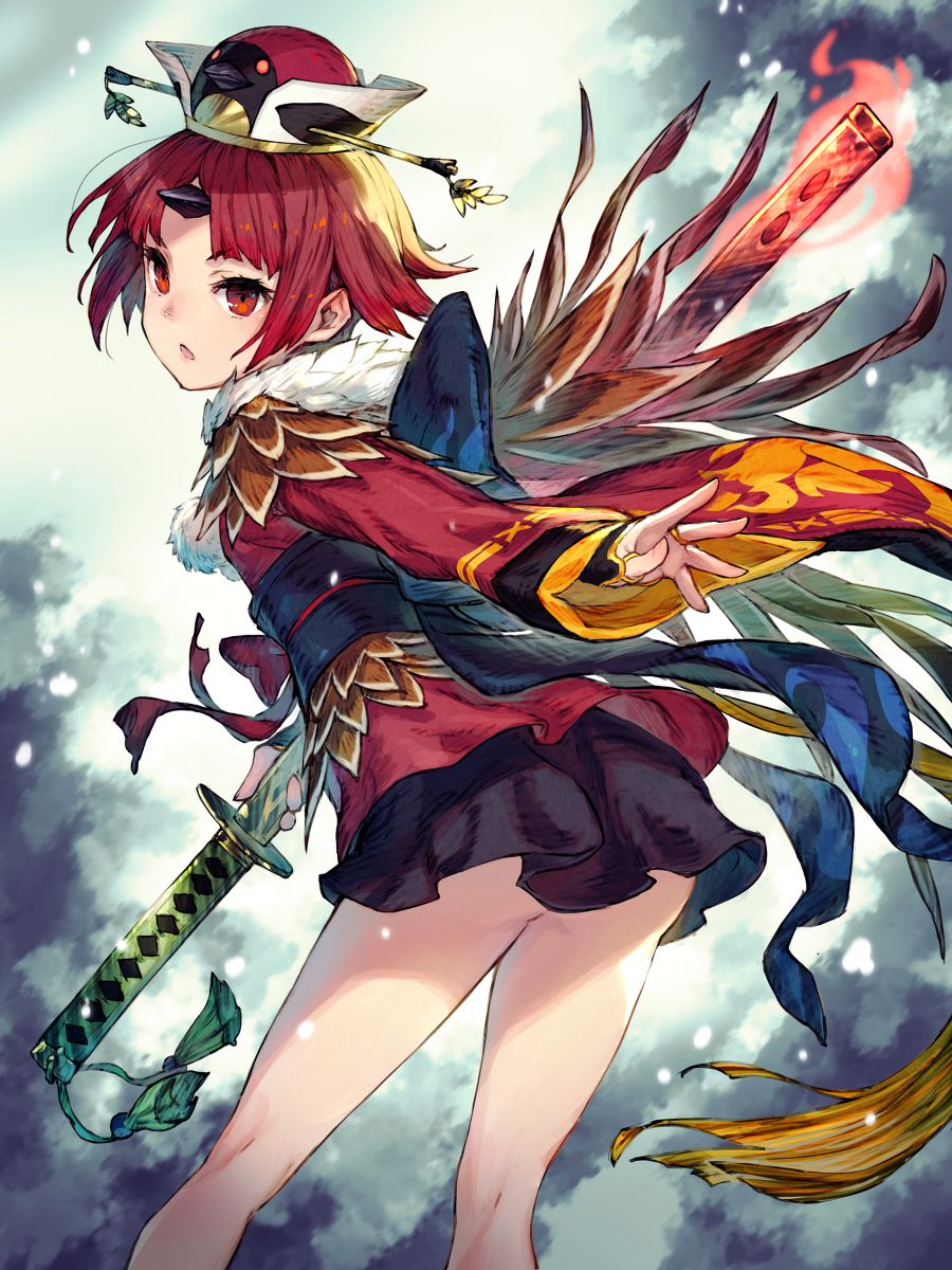 This is a pixiv picture whose title is 紅閻魔.