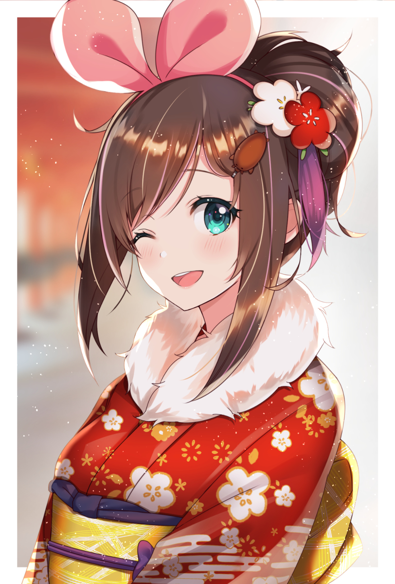 This is a pixiv picture whose title is あけおめ.