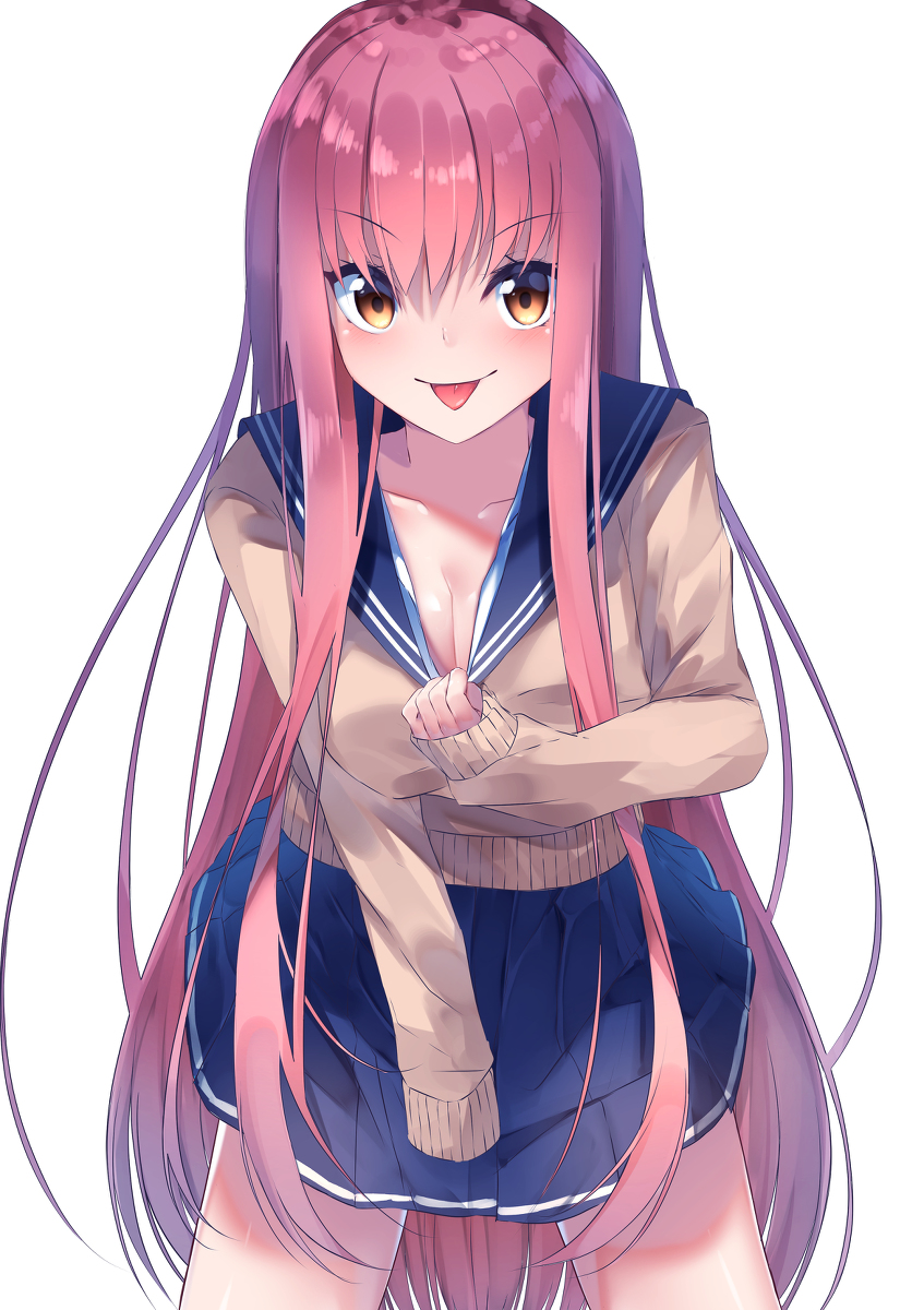 This is a pixiv picture whose title is 制服メイヴ.