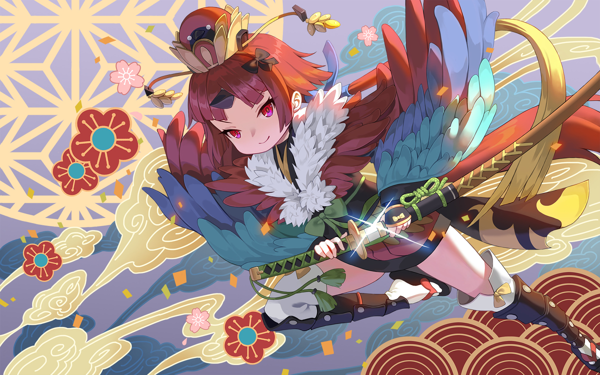 This is a pixiv picture whose title is 紅閻魔.