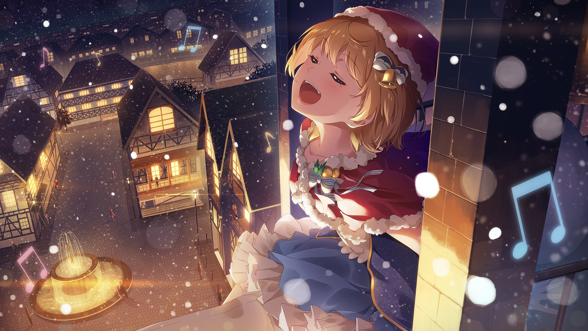 This is a pixiv picture whose title is Snow Song Show/夜空メル.