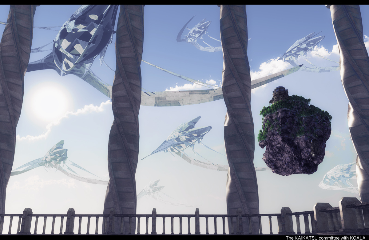 This is a pixiv picture whose title is 新天地へ.