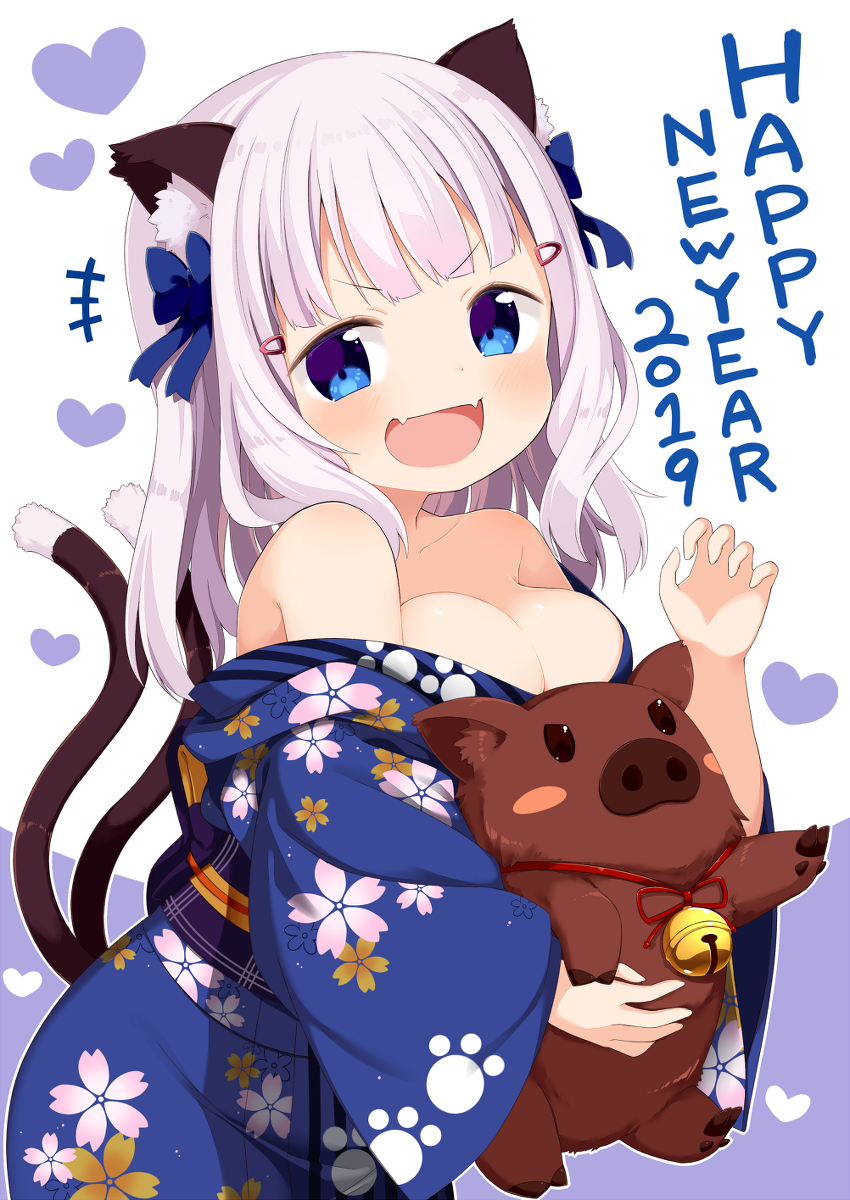 This is a pixiv picture whose title is あけまして２０１９！その２.