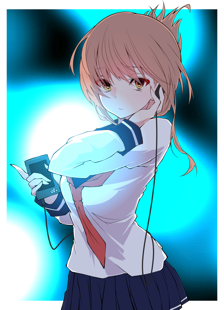 This is a pixiv picture whose title is 電ちゃんWALKMAN.