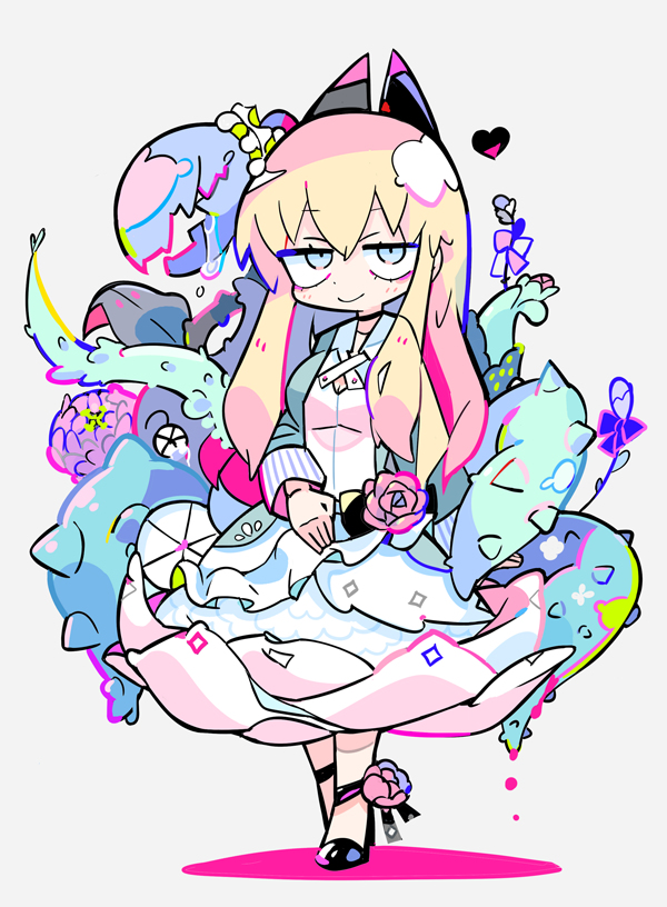 This is a pixiv picture whose title is 食虫娘.