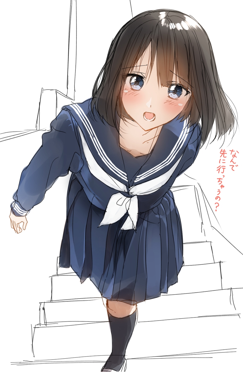 This is a pixiv picture whose title is 模写.