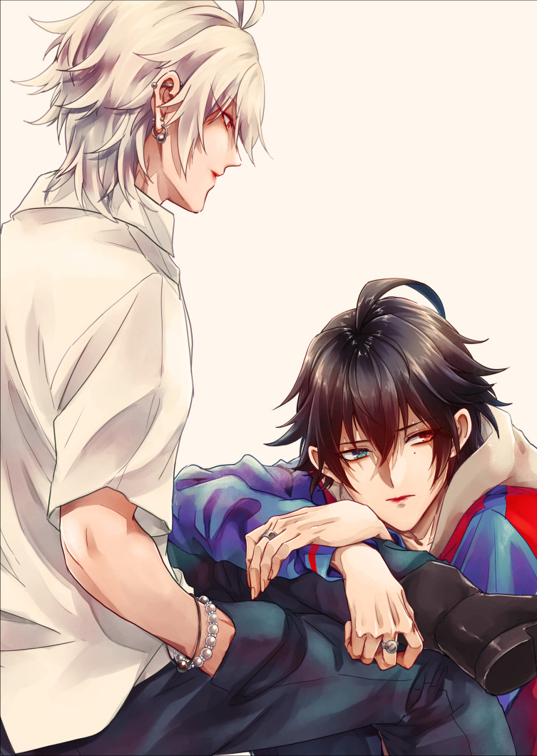 This is a pixiv picture whose title is イサ本表紙.