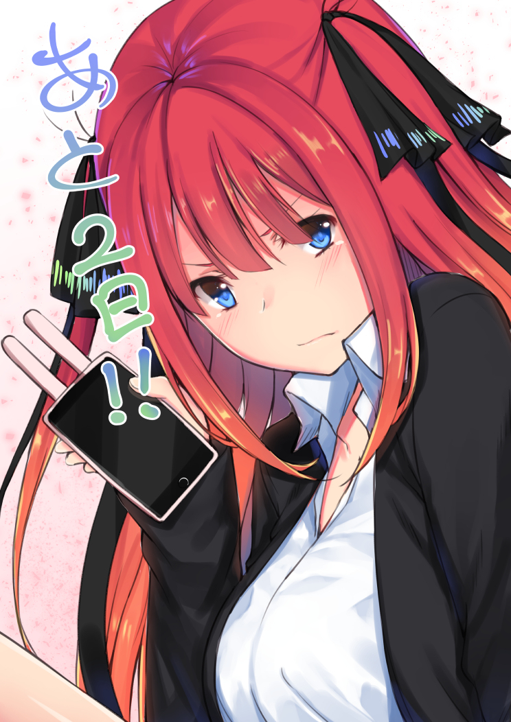 This is a pixiv picture whose title is 五等分の花嫁のカウントダウン―二乃.