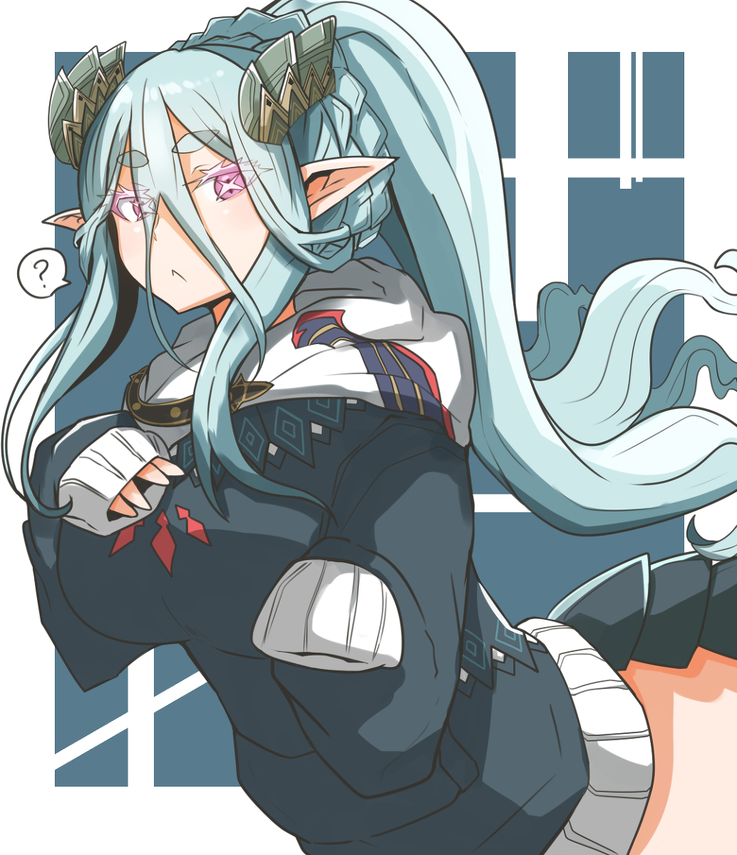 This is a pixiv picture whose title is ティアマトさんにパーカーを.