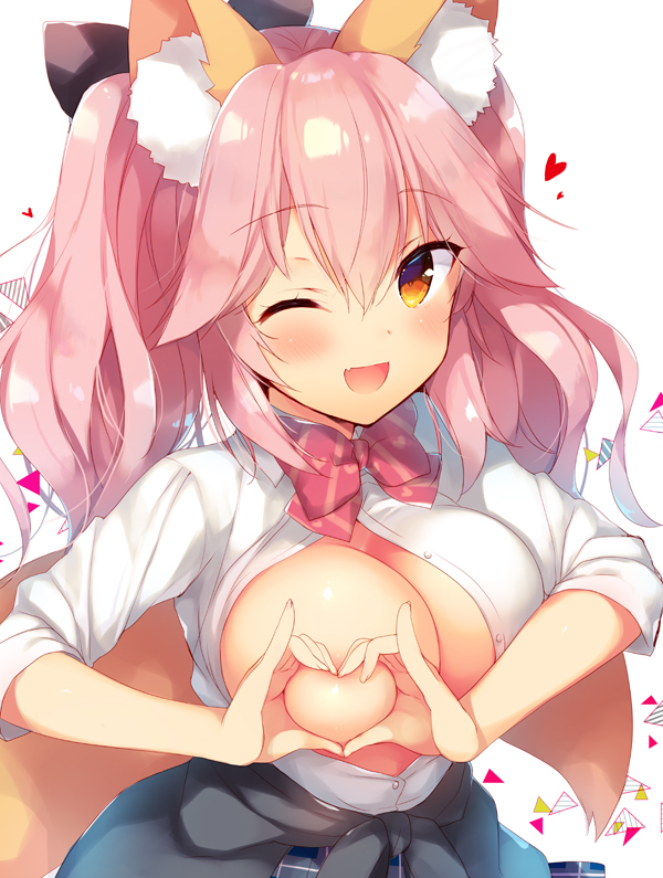 This is a pixiv picture whose title is JK玉藻ちゃんに誘惑されたい♡.