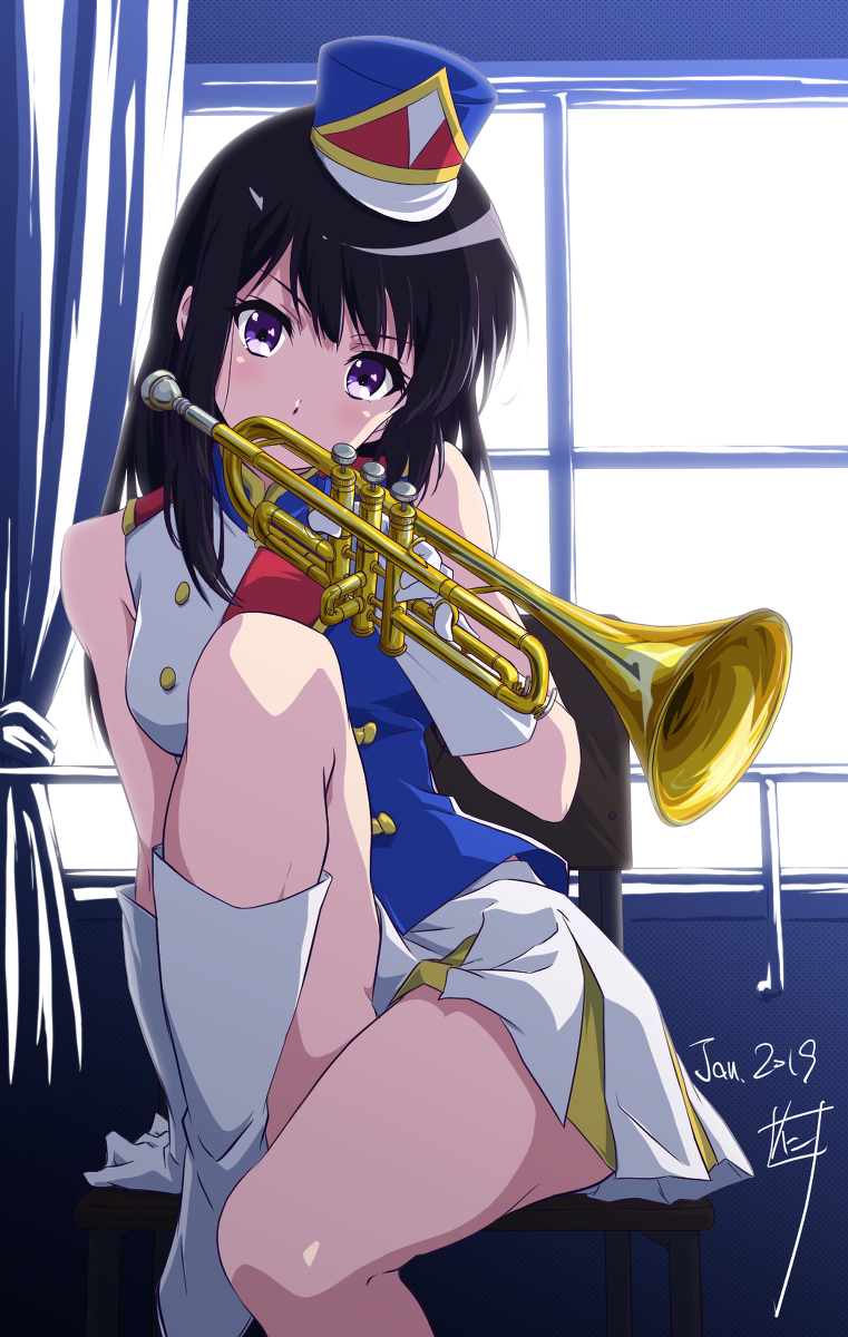 This is a pixiv picture whose title is 響け！ユーフォニアム_82.