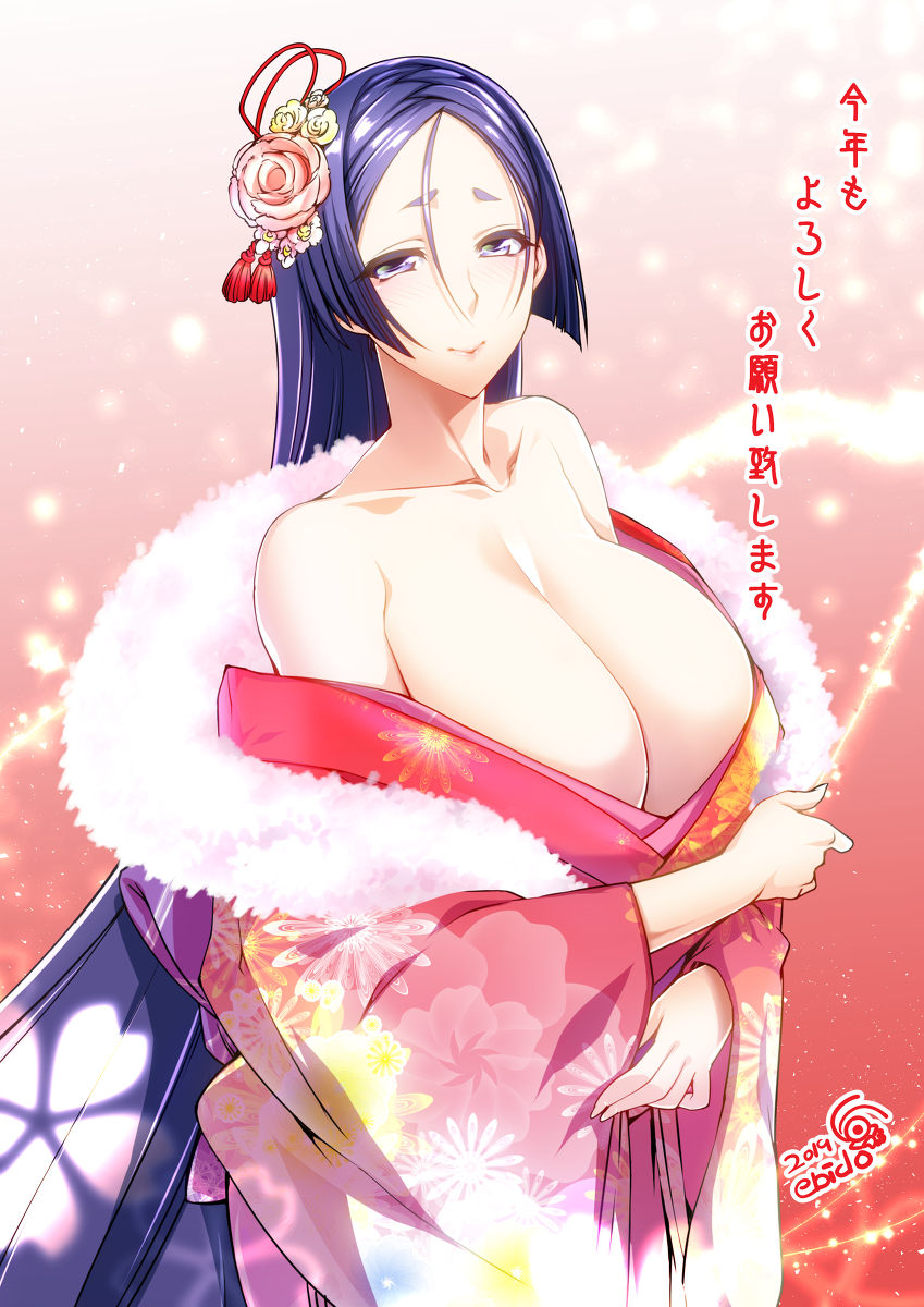 This is a pixiv picture whose title is 遅れた年賀状はこっそりと出す.