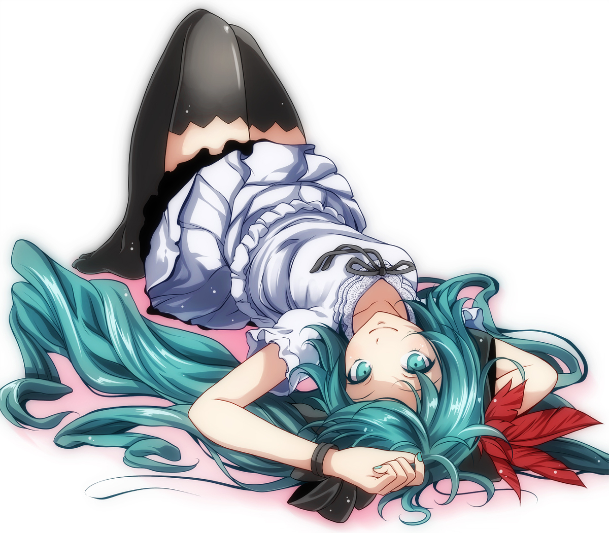 This is a pixiv picture whose title is 【初音ミク】 シュープリーム.