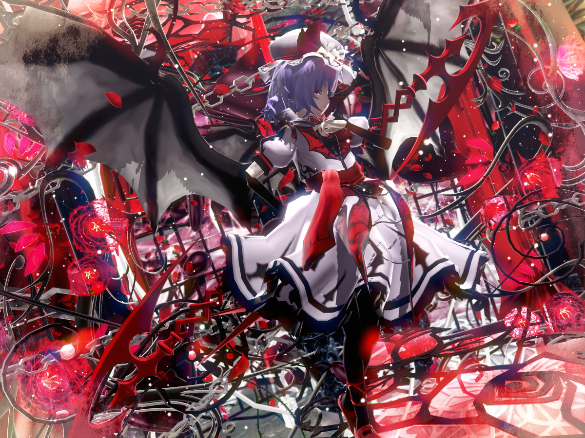 This is a pixiv picture whose title is Remilia Scarlet　その３７.