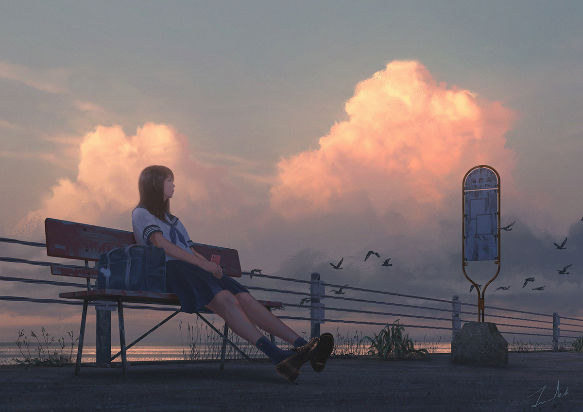 This is a pixiv picture whose title is 無題.