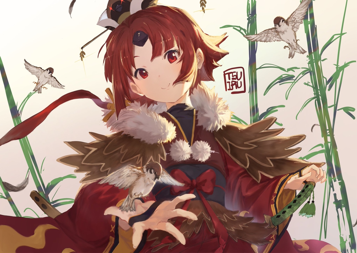 This is a pixiv picture whose title is 紅閻魔ちゃん.