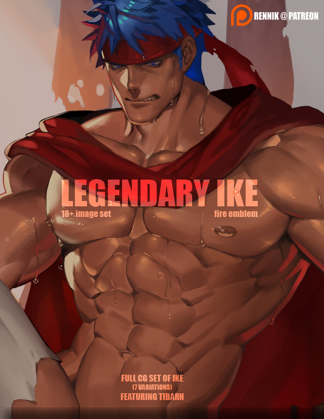 This is a pixiv picture whose title is 伝承アイク.