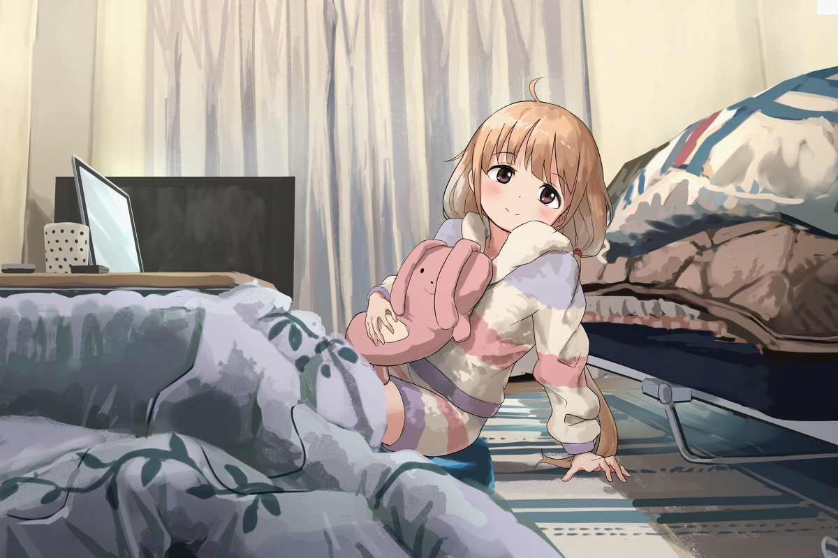 This is a pixiv picture whose title is こたつの妖精.