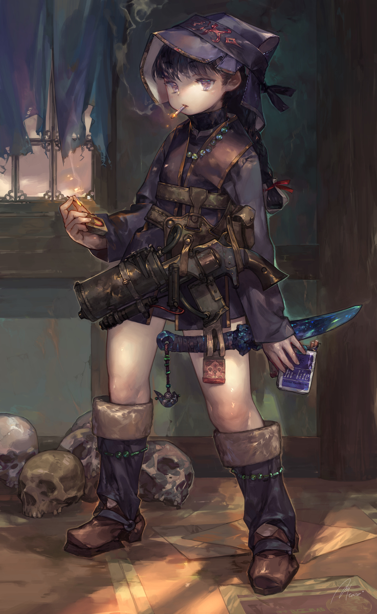 This is a pixiv picture whose title is hi-lite.