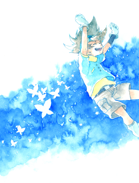 This is a pixiv picture whose title is "永久に".