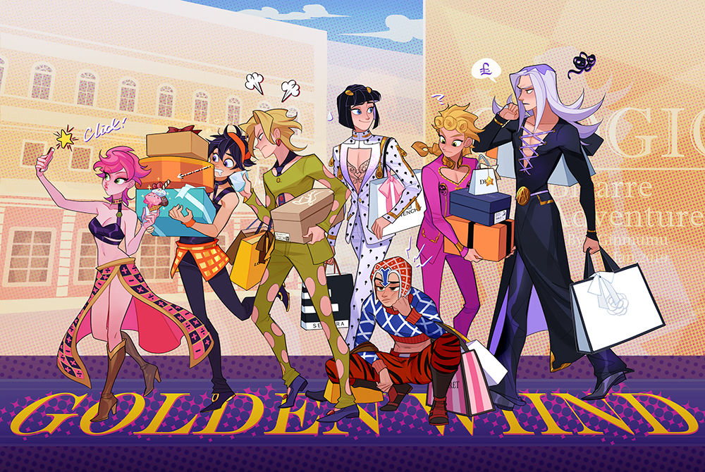This is a pixiv picture whose title is Gang-star shopping.