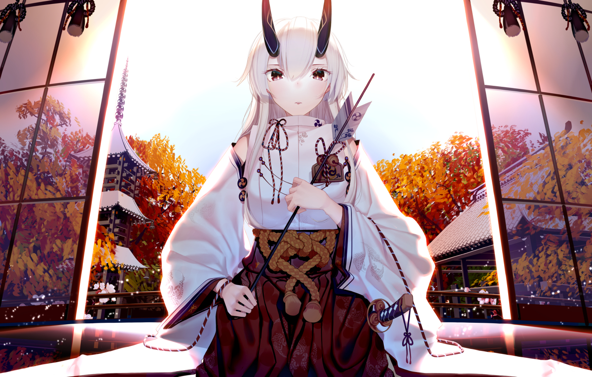 This is a pixiv picture whose title is 紅.