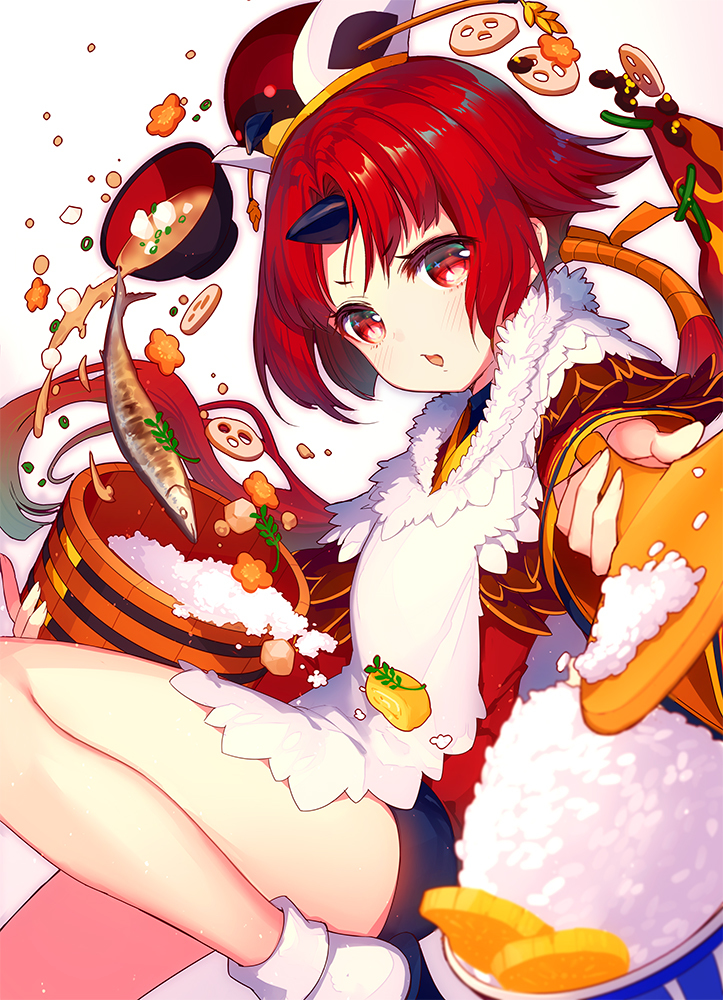 This is a pixiv picture whose title is 紅閻魔ちゃん.