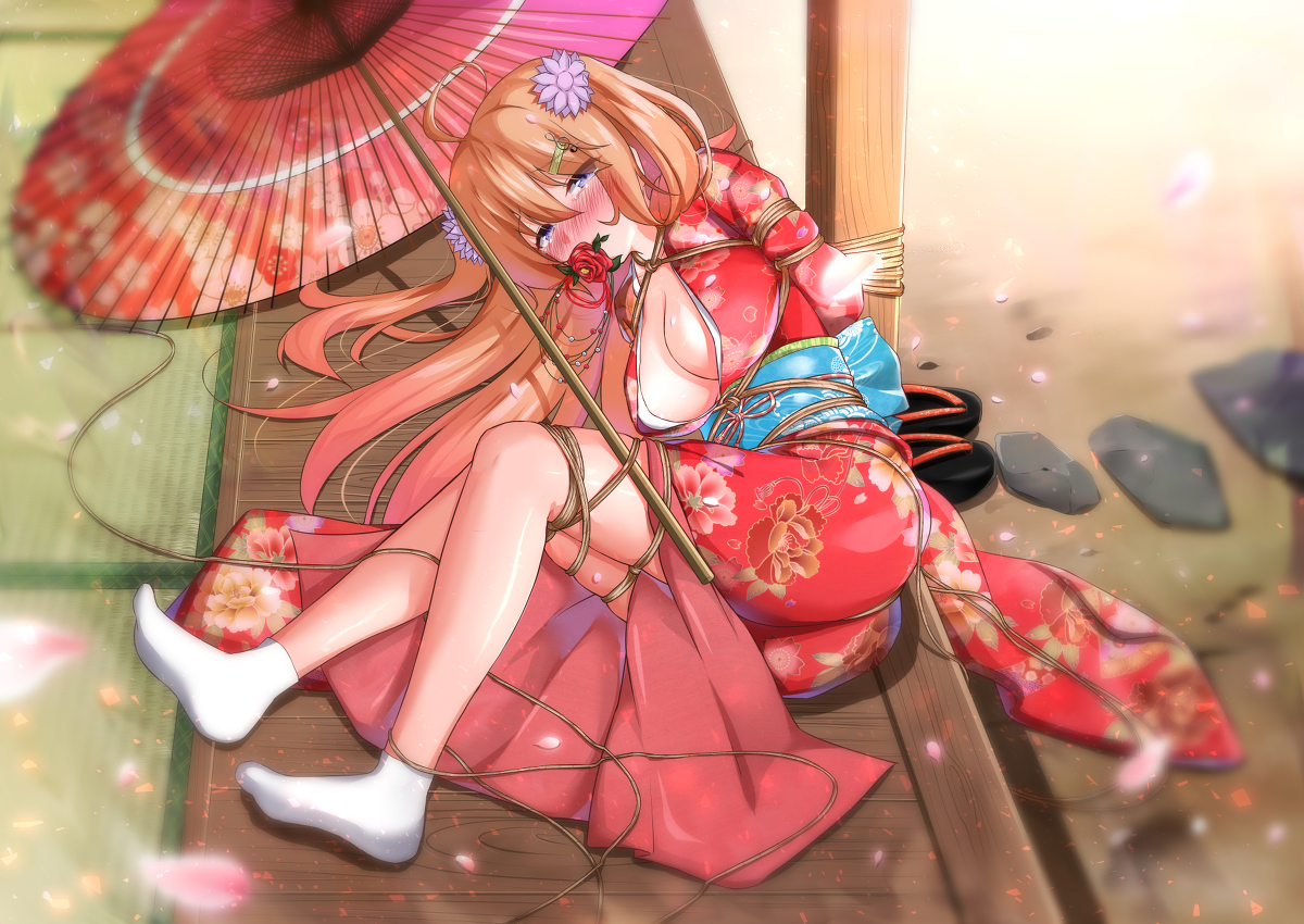 This is a pixiv picture whose title is 謹縛新年.