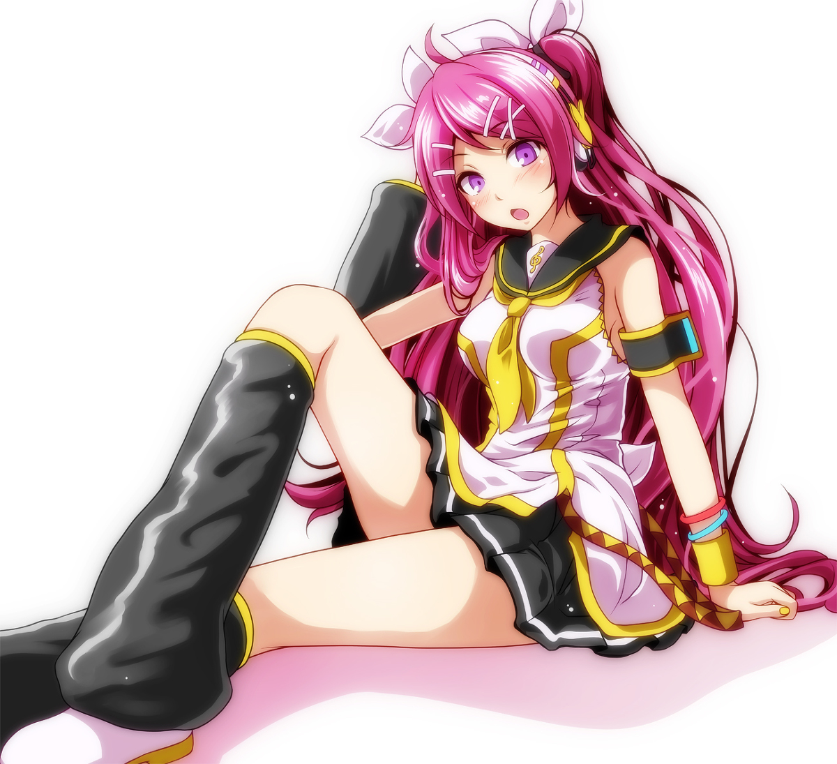 This is a pixiv picture whose title is 【巡音ルカ】 リンちゃん愛し隊2号.
