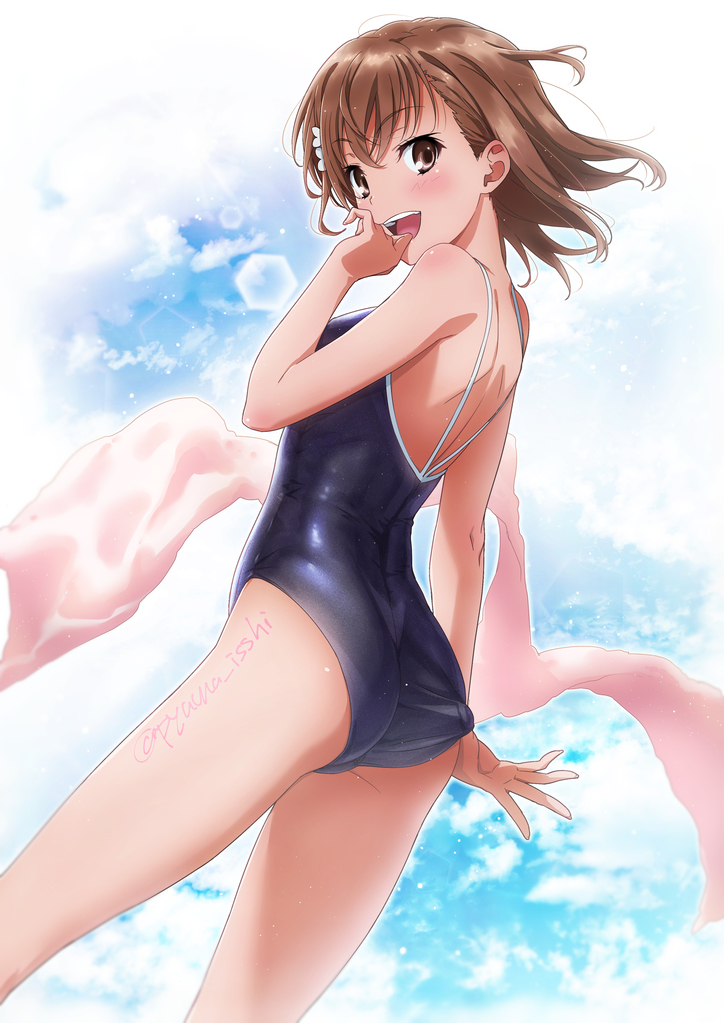 This is a pixiv picture whose title is 水着みこ.