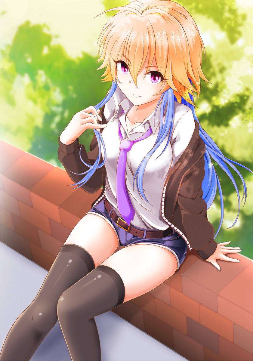 This is a pixiv picture whose title is 二宮飛鳥のふともも.