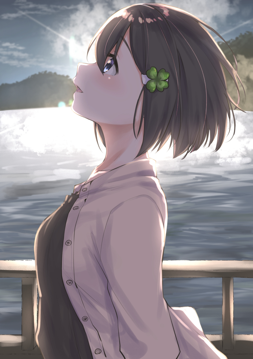 This is a pixiv picture whose title is 湖.