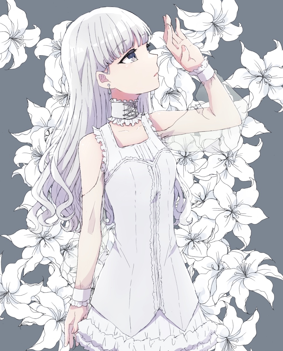 This is a pixiv picture whose title is White.